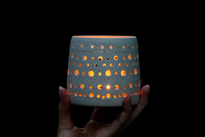 Star - Large Porcelain Tea Light