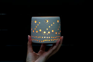 Solar - Large Porcelain Tea Light