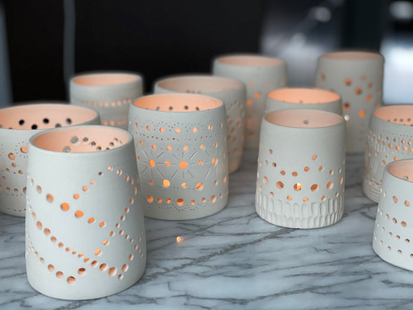 Waltz - Medium Porcelain Tea Light