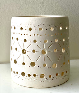 Starburst - Large Porcelain Tea Light
