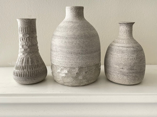 Striations - Granite Vase