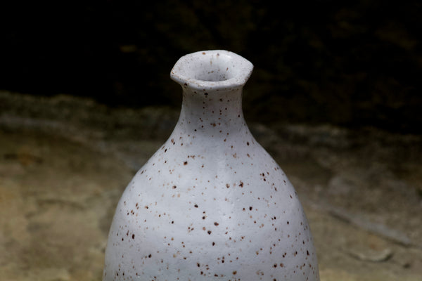 Ivory Speckled Vase