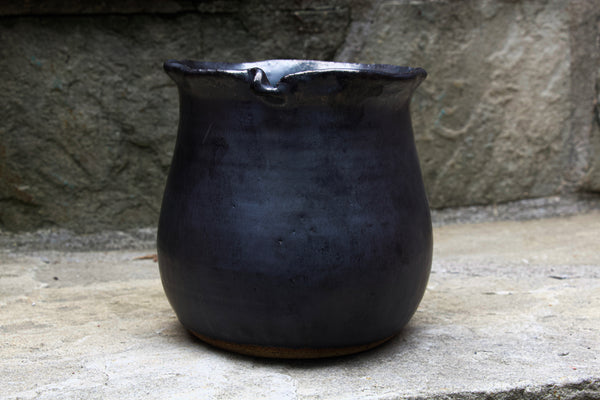 Gunmetal Black - Porcelain Vase