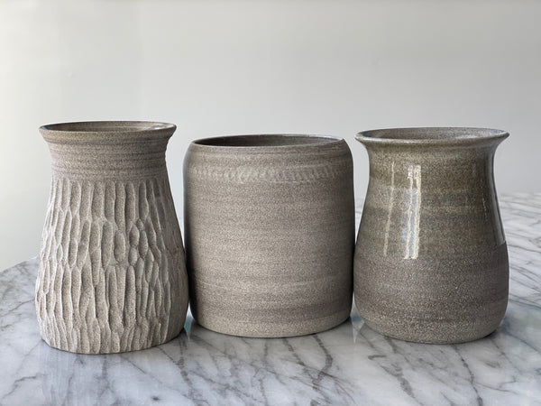 Chiseled - Granite Vase
