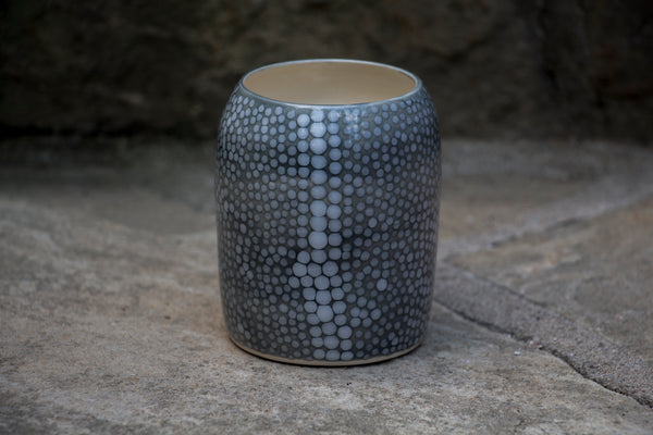 Grey Shagreen Vase