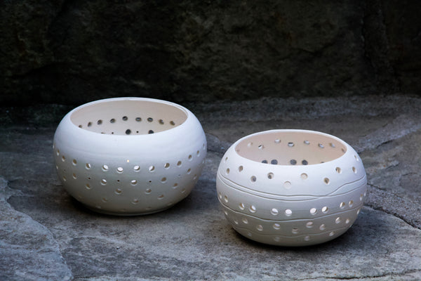 Orbit - Large Round Porcelain Tea Light