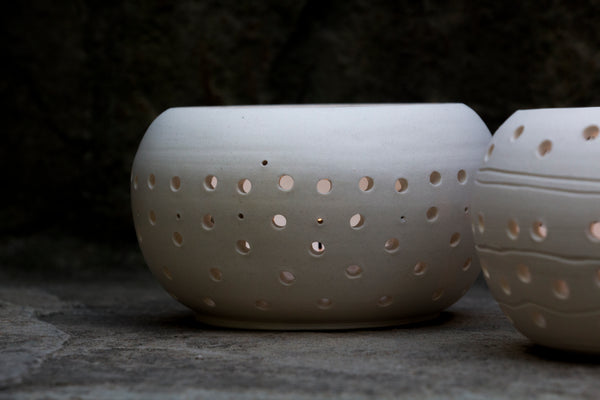 Orbit - Large Round Porcelain Tea Light