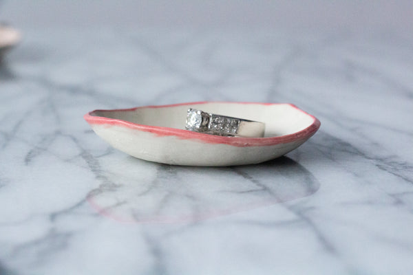 Hint of Pink Jewelry Dish / Catch-All