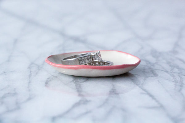 Hint of Pink Jewelry Dish / Catch-All (Small)