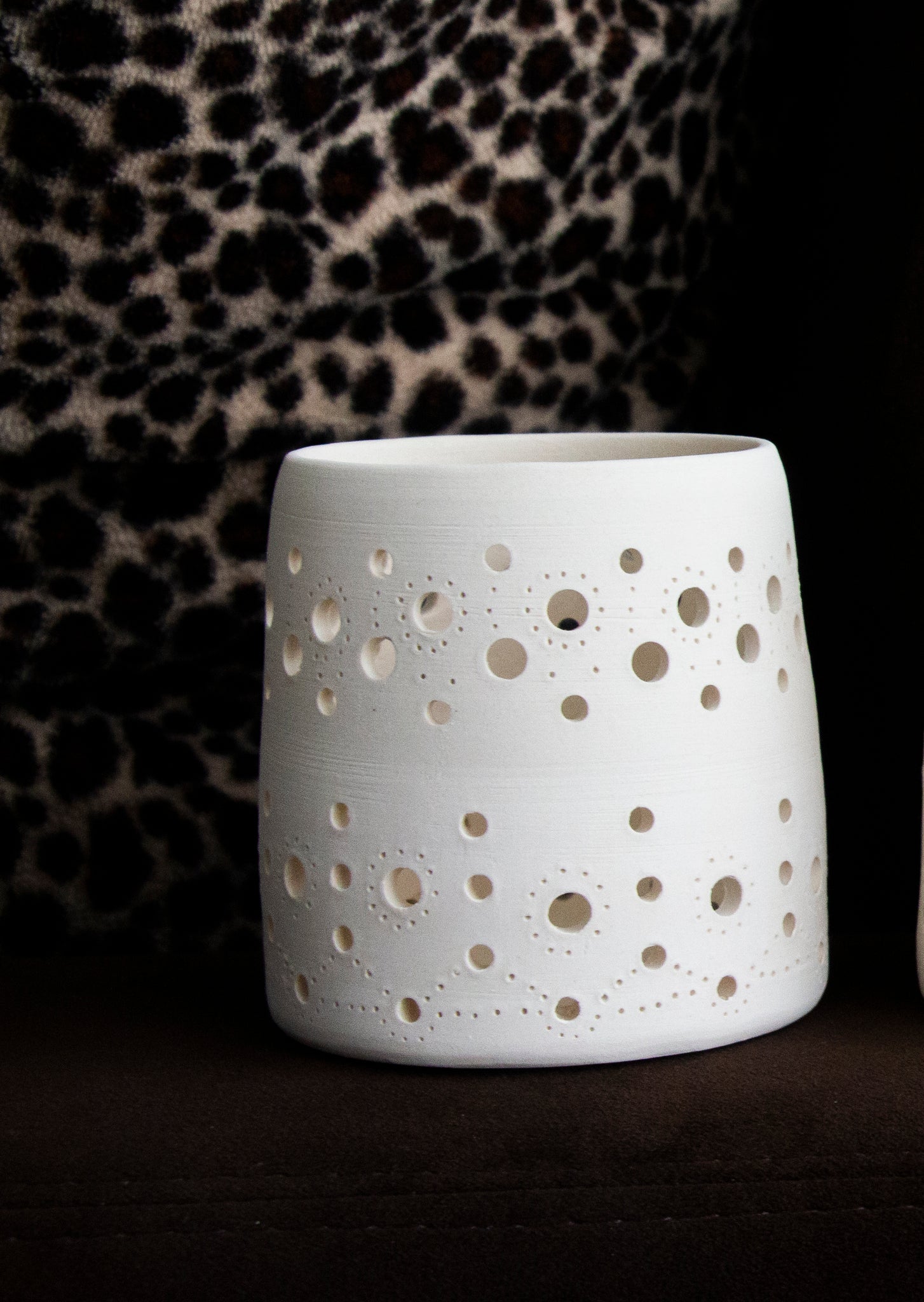 Glitter - Large Porcelain Tea Light